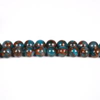 Cloisonne Stone Beads, Round, polished Approx 1mm 