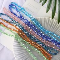 Plaqué Perles de verre, papillon, Placage, normes différentes pour le choix, plus de couleurs à choisir Environ 1mm Vendu par brin