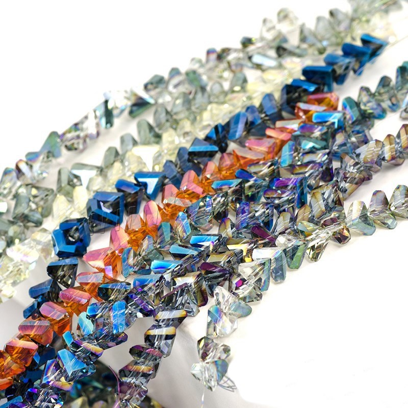 Fashion Crystal Beads, plated, different size for choice, more colors for choice, Hole:Approx 1mm, Sold By Strand