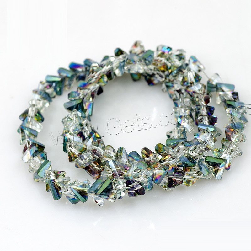 Mode de perles de cristal, Placage, normes différentes pour le choix, plus de couleurs à choisir, Trou:Environ 1mm, Vendu par brin