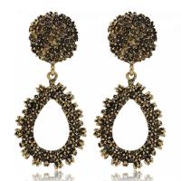 Zinc Alloy Drop Earring, plated, for woman 75*35mm 