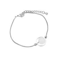 Brass Bracelets, with Gemstone, with 30mm extender chain, platinum plated & adjustable & for woman, 160mm Approx 6.3 Inch 