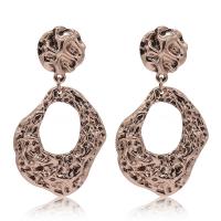 Zinc Alloy Drop Earring, plated, for woman & hollow 72*40mm 
