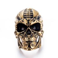 Men Stainless Steel Ring in Bulk, Skull, plated, fashion jewelry & for man 38mm 