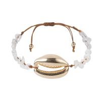 Zinc Alloy Bracelet and Necklace, with Gemstone & Nylon Cord, with 9cm extender chain, gold color plated, adjustable & for woman, 35mm Approx 12.6-33.5 Inch, Approx 3.5-11.8 Inch 