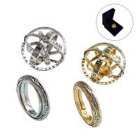 metal anillo, chapado, unisexo & puede usarse como colgante o conector & ennegrezca, más colores para la opción, 25mm,4.5mm, tamaño:7, Vendido por Grupo