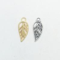 Zinc Alloy Leaf Pendants, plated, hollow Approx 2mm 
