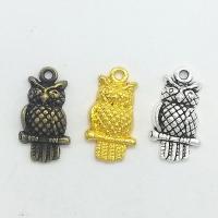 Zinc Alloy Animal Pendants, Owl, plated Approx 1mm 