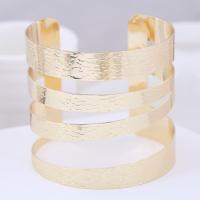 Zinc Alloy Cuff Bangle, plated, for woman .6 Inch 