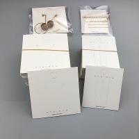 Fashion Jewelry Display Card, Paper, with Plastic 