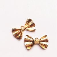 Zinc Alloy Jewelry Pendants, Bowknot, KC gold color plated Approx 1mm 