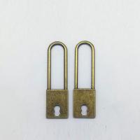 Zinc Alloy Lock Pendants, antique bronze color plated Approx 5mm 
