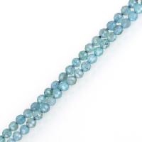 Apatite Beads, Apatites, Round, natural, faceted, light blue Approx 1mm Approx 16 Inch, Approx 