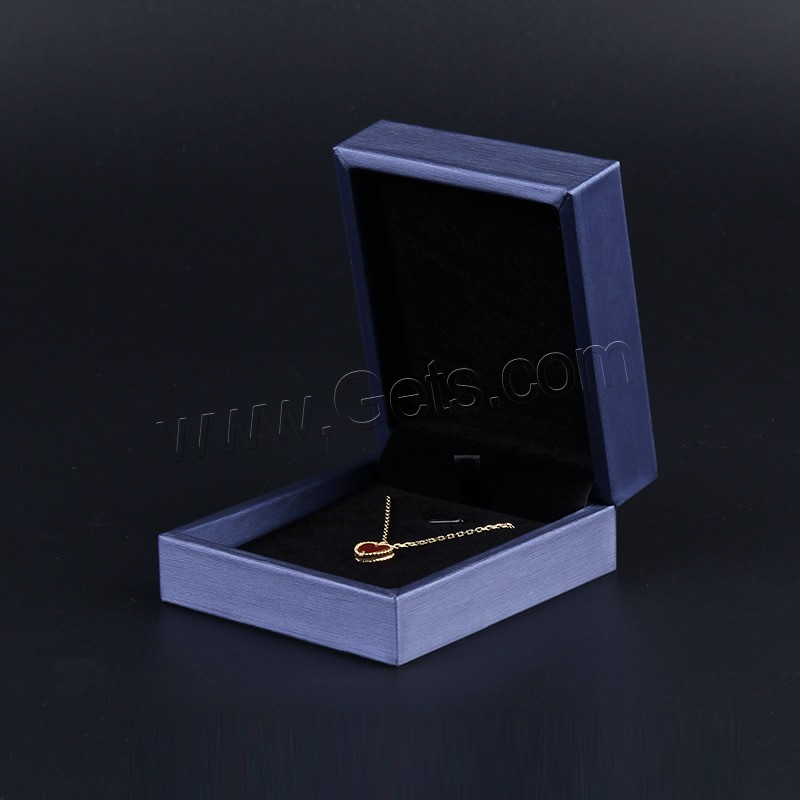 PU Leather Jewelry Display Box, hardwearing & antistatic & different styles for choice, more colors for choice, Sold By PC