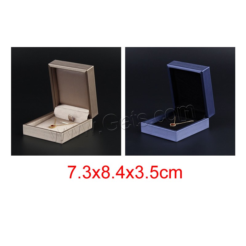 PU Leder Schmuck Display Box, Strapazierfähig & antistatisch & verschiedene Stile für Wahl, keine, verkauft von PC