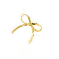 Brass Jewelry Pendants, Bowknot, gold color plated, 39*33mm Approx 1.5mm 