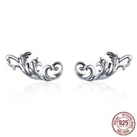Sterling Silver Stud Earring, 925 Sterling Silver, real silver plated, for woman 