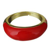 Brass Finger Ring, with Synthetic Glass, real gold plated, Unisex, 7.5mm, US Ring 