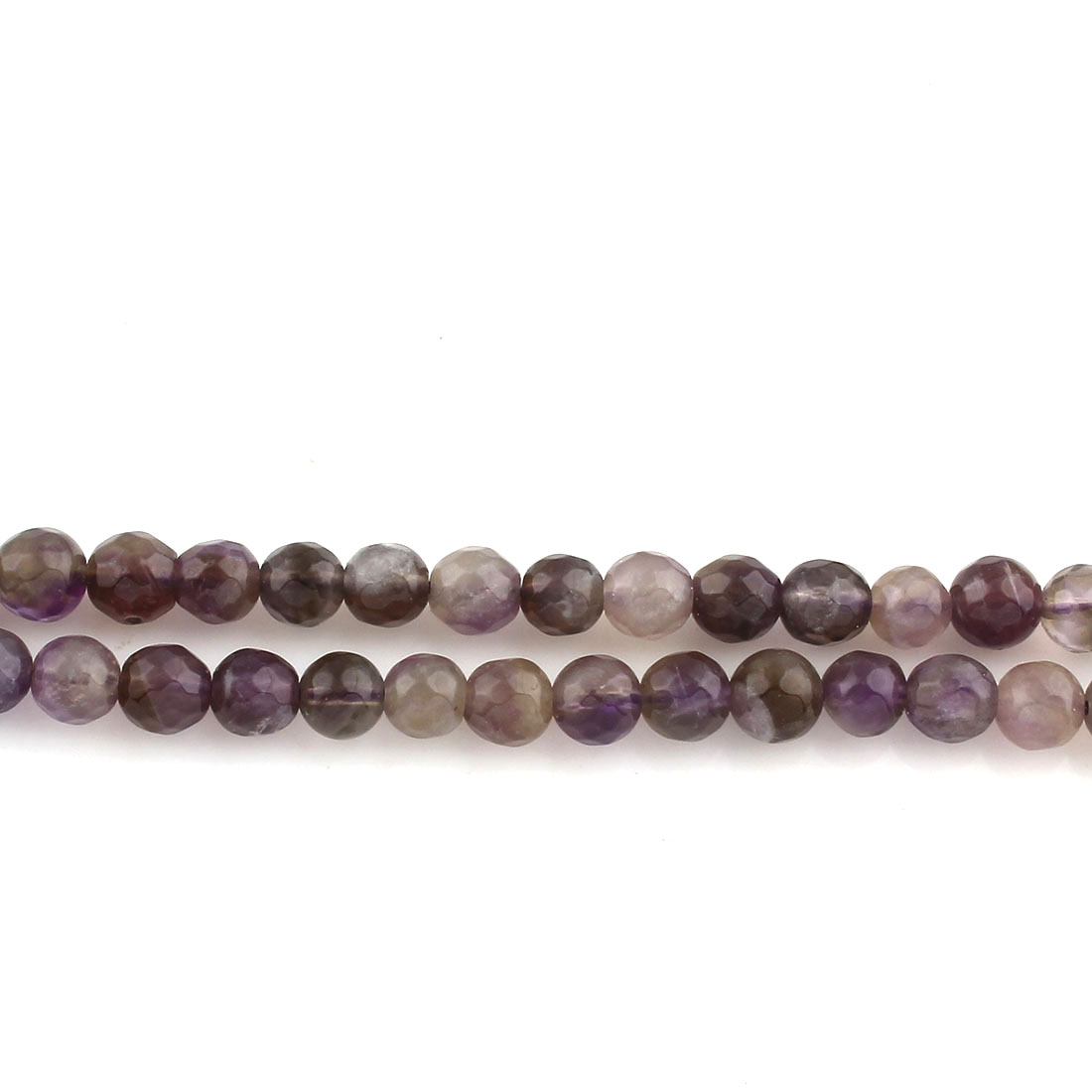天然紫水晶のビーズ, アメジスト, ラウンド形, 2 月誕生石 & 異なるサイズの選択 & 切り面, 穴:約 1mm, 売り手 ストランド