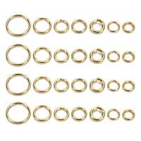 Corte de sierra salto anillo cerrado de acero inoxidable, diverso tamaño para la opción, dorado, 100PC/Bolsa, Vendido por Bolsa