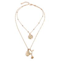 Zinc Alloy Sweater Chain Necklace, plated & for woman 