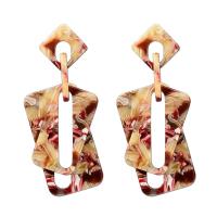 Акриловые серьги в форме капли, Акрил, ювелирные изделия моды & Женский, Много цветов для выбора продается Пара
