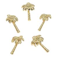 Brass Jewelry Pendants, Palm Tree, gold color plated, nickel, lead & cadmium free Approx 2mm, Approx 