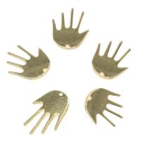 Brass Jewelry Pendants, Hand, gold color plated, nickel, lead & cadmium free Approx 1mm, Approx 