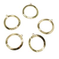 Brass Jewelry Pendants, Donut, gold color plated Approx 2mm, Approx 