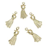Brass Jewelry Pendants, Skirt, gold color plated Approx 2mm, Approx 