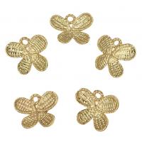 Animal Brass Pendants, Butterfly, gold color plated Approx 1mm, Approx 