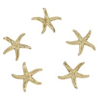Brass Jewelry Pendants, Starfish, gold color plated, nickel, lead & cadmium free Approx 1mm, Approx 
