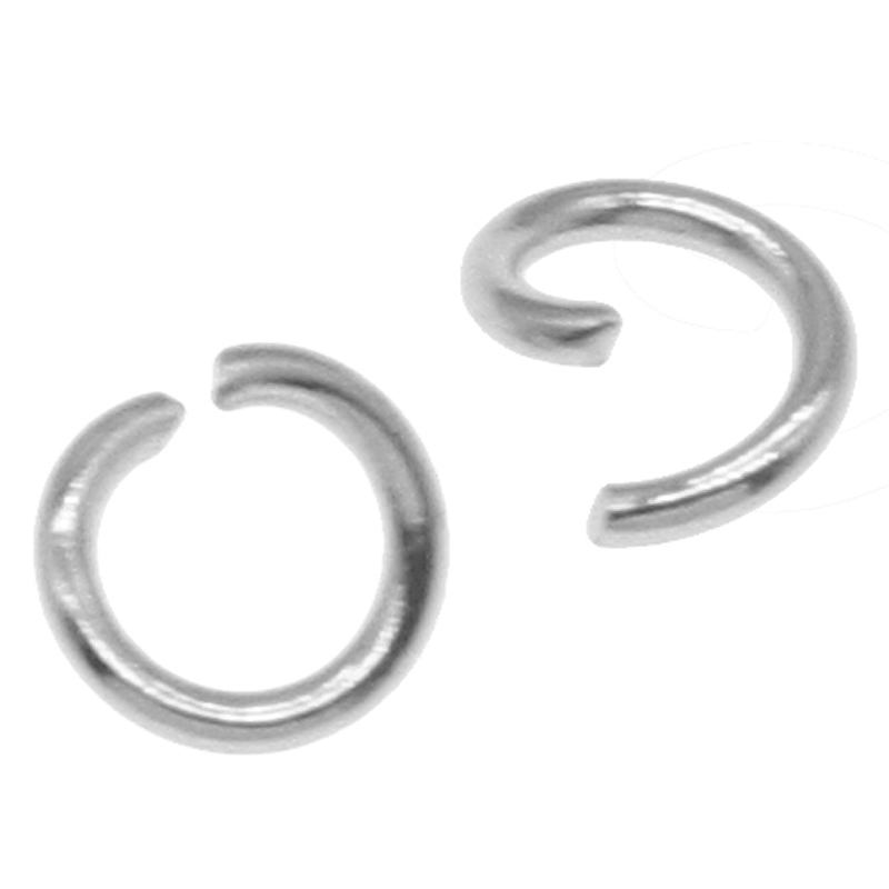 Salto anillo abierto de acero inoxidable, diverso tamaño para la opción, color original, Vendido por Grupo