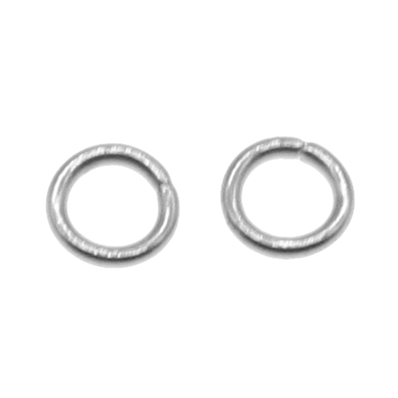 Machine Cut Stainless Steel Closed Jump Ring, different size for choice, original color, Sold By Lot