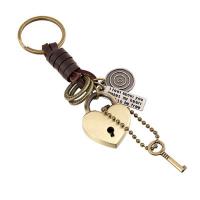 Zinc Alloy Key Clasp, gold color plated, portable & fashion jewelry & Unisex, 110mm 