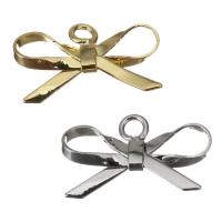 Brass Jewelry Pendants, Bowknot, high quality plated Approx 1.5mm 