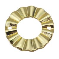 Brass Connector, gold color plated, high quality plated & 1/1 loop Approx 1.5mm 