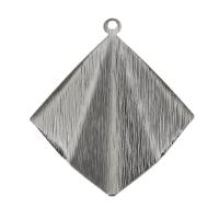 Brass Jewelry Pendants, silver color plated Approx 1.5mm 