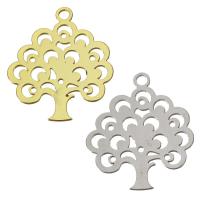 Hollow Brass Pendants, Tree, high quality plated Approx 3mm 