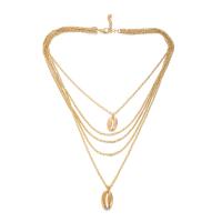 Zinc Alloy Necklace, with 5cm extender chain, gold color plated, multilayer & oval chain & for woman, 20mm Approx 17.33 Inch, Approx 18.90 Inch, Approx 19.69 Inch, Approx 20.48 Inch, Approx 21.26 Inch 