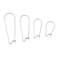Stainless Steel Hook Earwire, plated silver color 