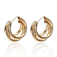 Zinc Alloy Leverback Earring, plated, multilayer & for woman 29*31mm 