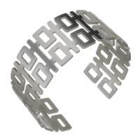 Bracelet en acier inoxydable, pour femme & creux, couleur originale, 25mm, Diamètre inté Environ Vendu par PC