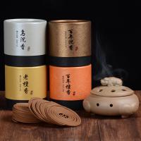 Sandalwood Coil Incense, half handmade, for home and office & 4 hour burning 6.5cm  