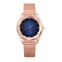 Women Wrist Watch, Zinc Alloy, zinc alloy pin buckle, gold color plated, for woman .4 Inch 