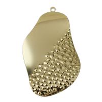 Brass Jewelry Pendants, gold Approx 2mm 