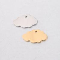Stainless Steel Pendants, 304 Stainless Steel, Cloud, plated, fashion jewelry Approx 1.7mm 