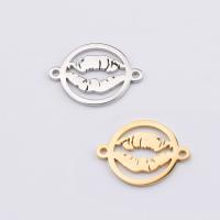 Stainless Steel Charm Connector, 304 Stainless Steel, plated, fashion jewelry & hollow Approx 1.3mm 