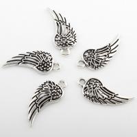 Wing Shaped Zinc Alloy Pendants, plated 11*26mm Approx 2mm, Approx 