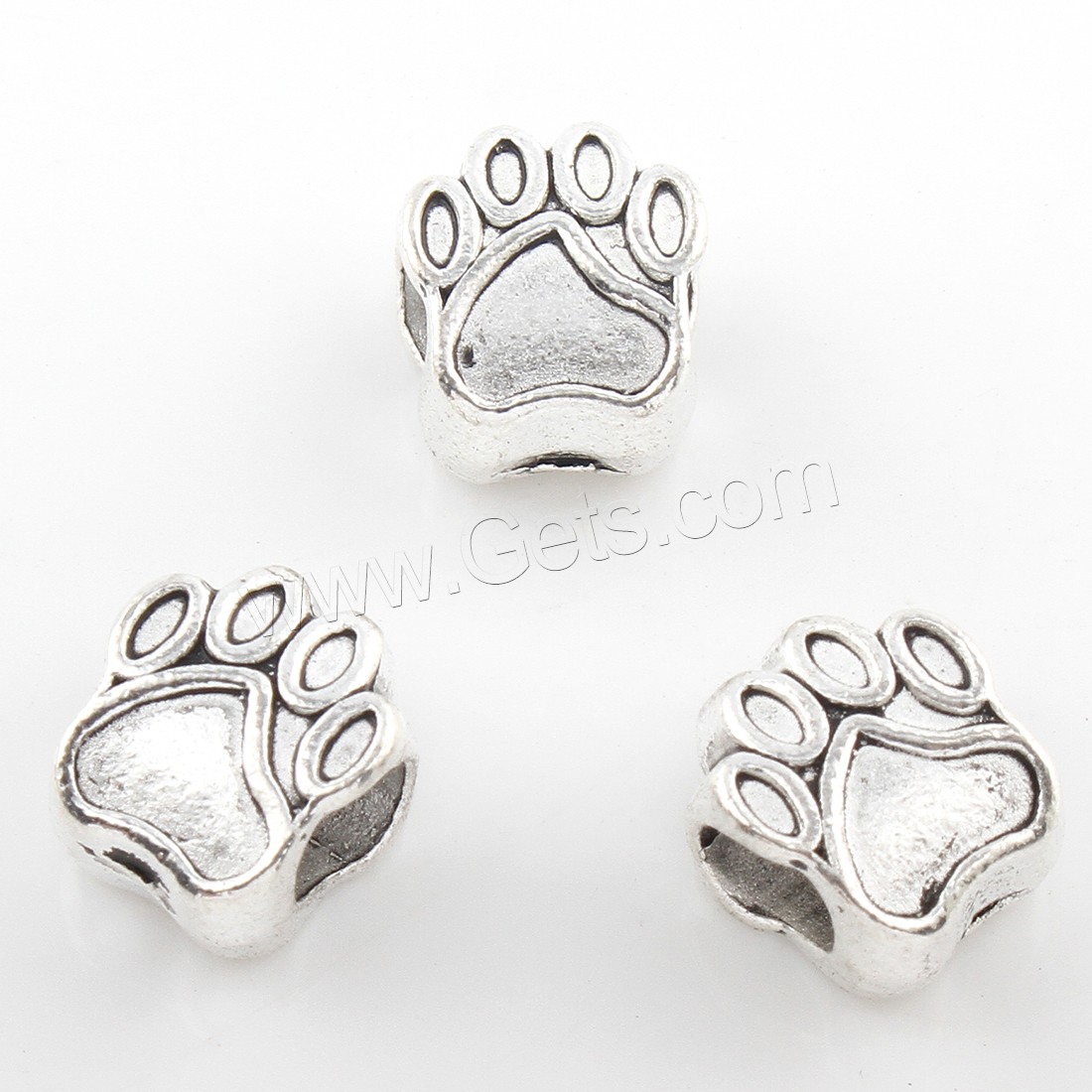 Zinc Alloy Spacer Beads, Claw, plated, more colors for choice, 9*11mm, Hole:Approx 5mm, Approx 192PCs/Bag, Sold By Bag